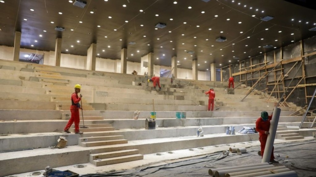 Agência Brasília Obras de restauro do Teatro Nacional já dão nova cara à Sala Martins Pena