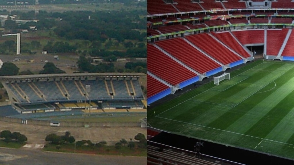 Redação GPS Estádio Mané Garrincha: da construção a transformação em arena