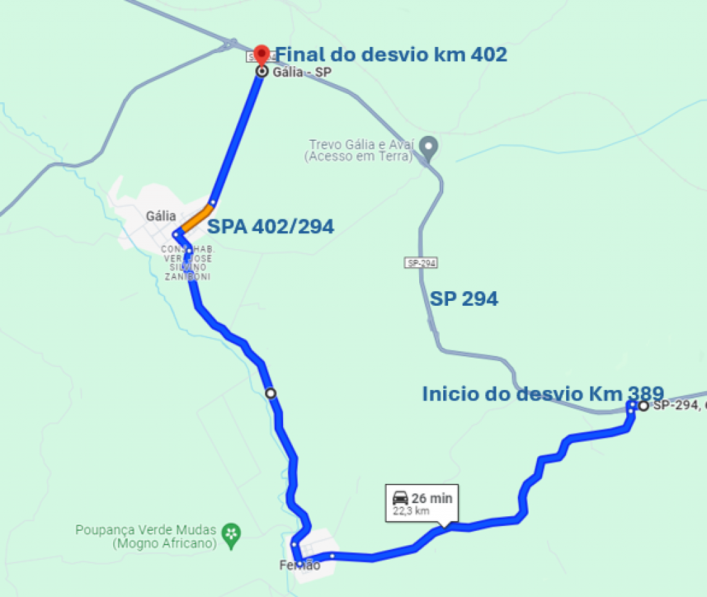 Retirada de tanque tombado vai interditar rodovia SP-294 em Gália