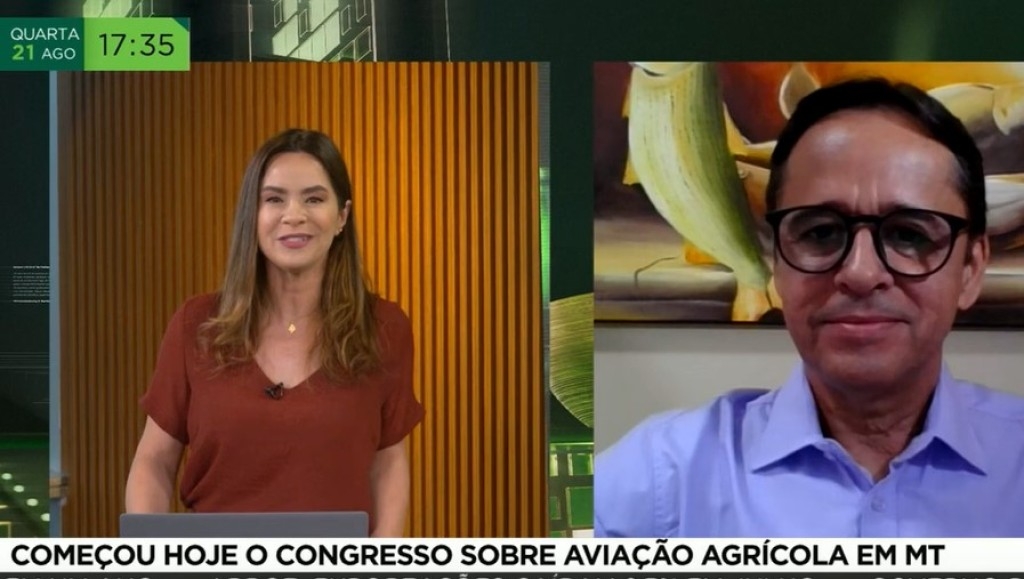 Isan Rezende participa do AgroMais da Band e fala sobre o congresso de aviação agrícola