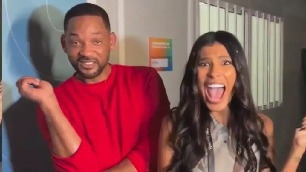 Pocah tieta Will Smith após show no Rock in Rio e fica alvoroçada: ‘Falou meu nome!’