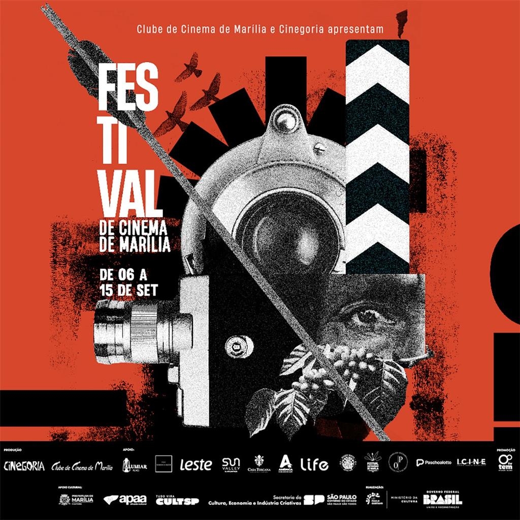 Festival de Cinema de Marília terá programação muito além dos filmes. começa sexta