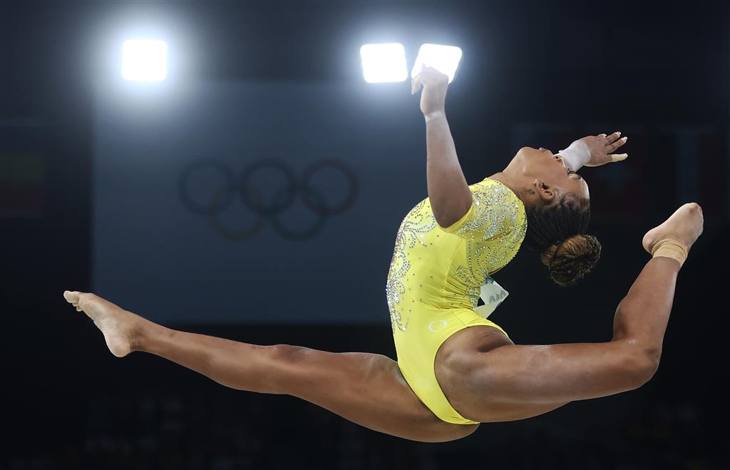 Rebeca Andrade. Foto: Luiza Moraes/COB