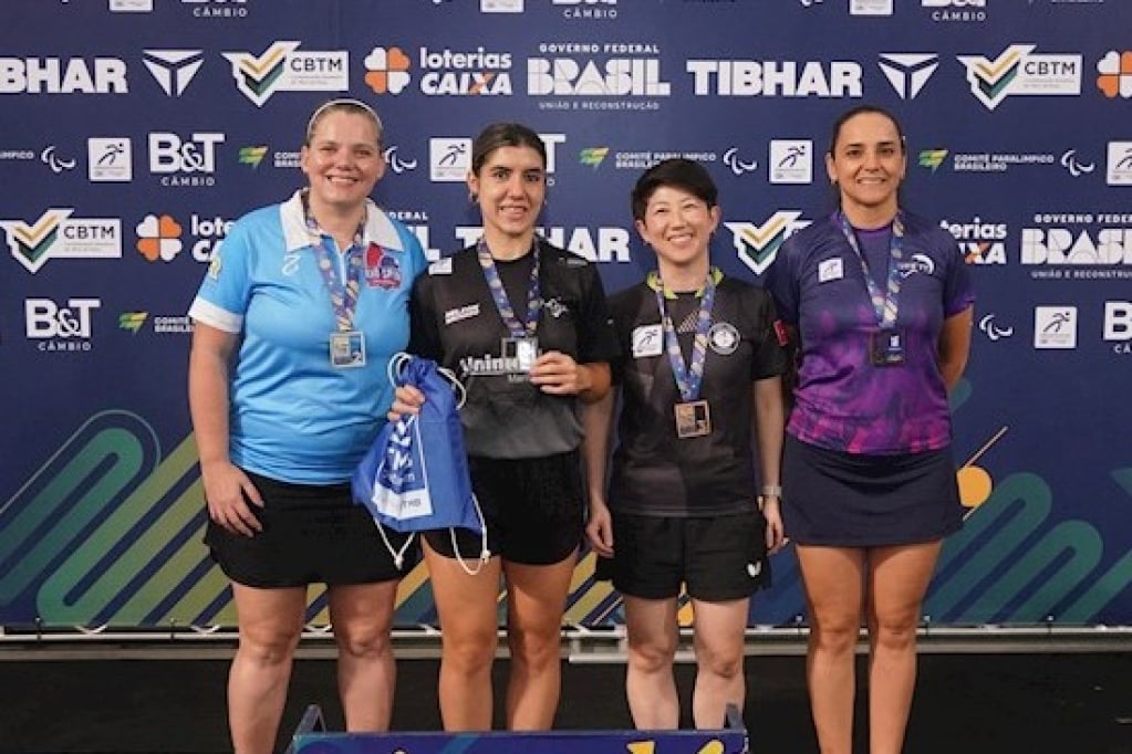 Larissa Tassi é campeã na maior competição do tênis de mesa do país