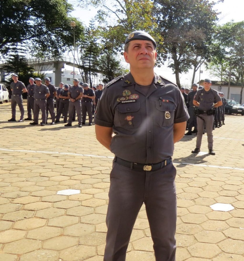 Coronel - PM de Marília faz despedida a Alexandre Ledo; na reserva e promovido