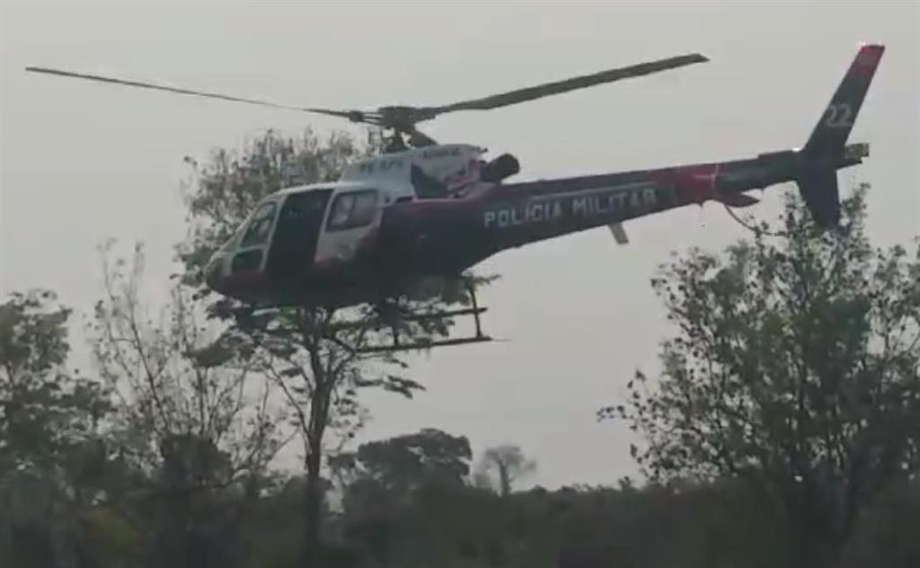 Evolução de incêndios no final de semana provoca suporte aéreo em Pompéia