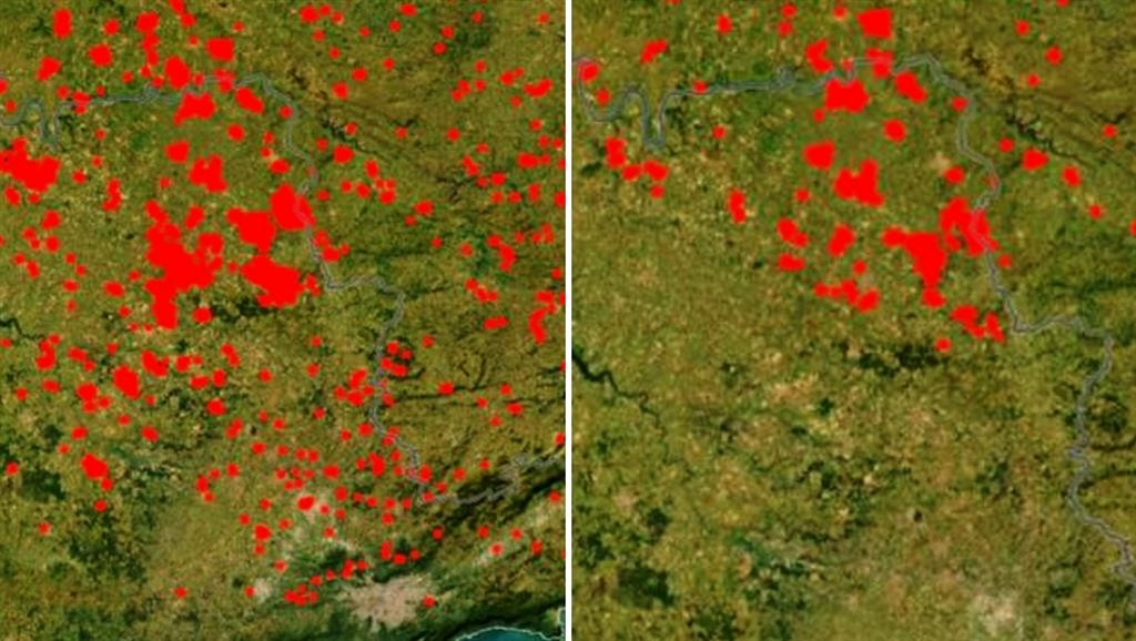 Satélite mostra redução de incêndios em SP; zona rural pode ter linha de crédito